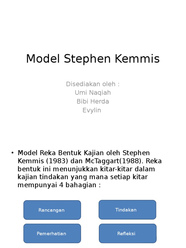 Model Stephen Kemmis Pdf