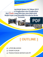 Sosialisasi PP Peredaran Bruto Tertentu PP No 46 Tahun 2013