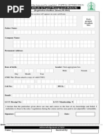 Certificate in Export Management (Batch-II) : All Sections of This Form Must Be Completed