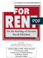 On The Renting of Persons: The Neo-Abolitionist Case Against The Employment System