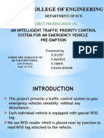 S.V.College of Engineering: An Intelligent Traffic Priority Control System For An Emergency Vehicle Pre-Emption