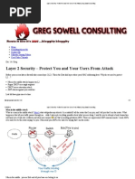  Layer 2 Security – Protect You and Your Users From Attack