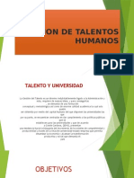 Gestion de Talentos Humano Gestion de talentos humanos