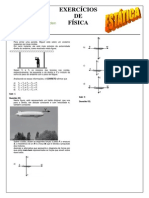 Física - Questões de Estática