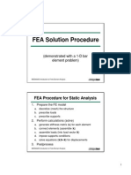 FEA Solution Procedure
