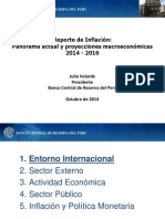 Reporte de Inflacion Octubre 2014 Presentacion