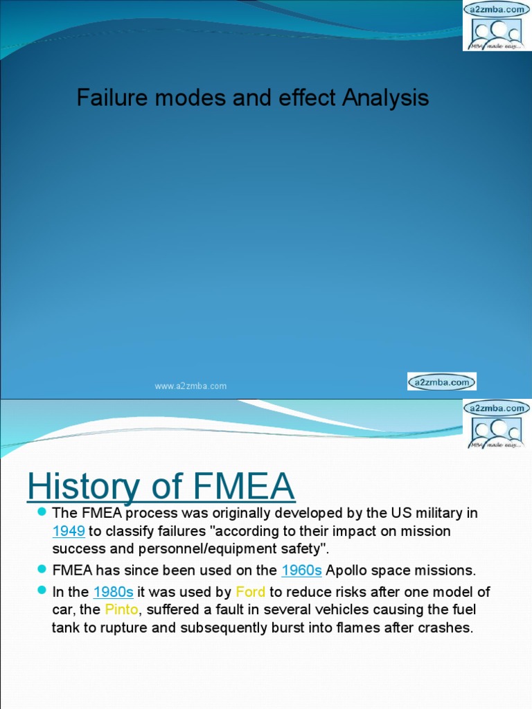 Understanding Failure Modes and Effects Analysis | PDF | Reliability ...