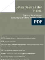 Etiquetas Básicas Del HTML