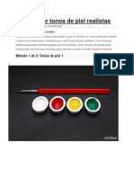 Cómo Crear Tonos de Piel Realistas
