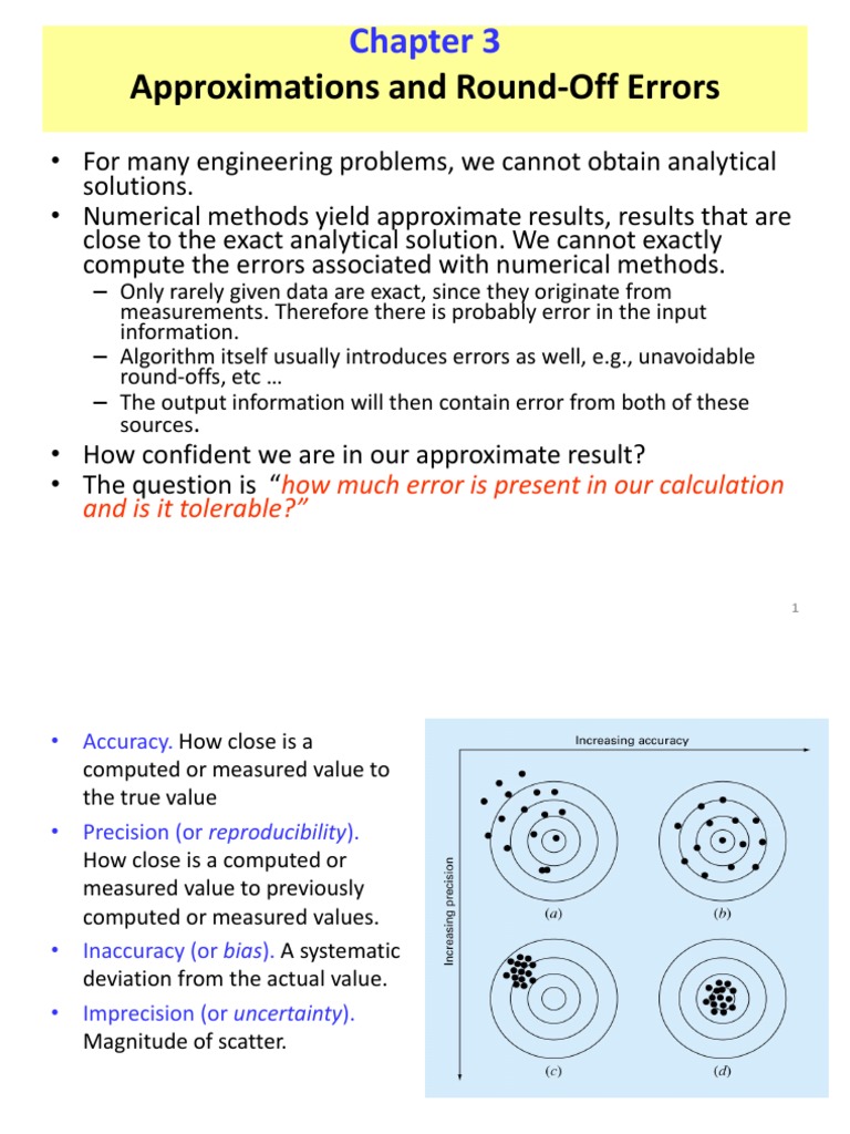 Understanding Round-Off Errors in Computation | PDF | Accuracy And ...