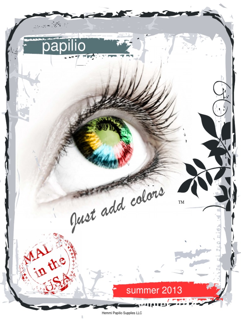 Papilio Decal Paper Catalog 2013 PDF Printer Photograph