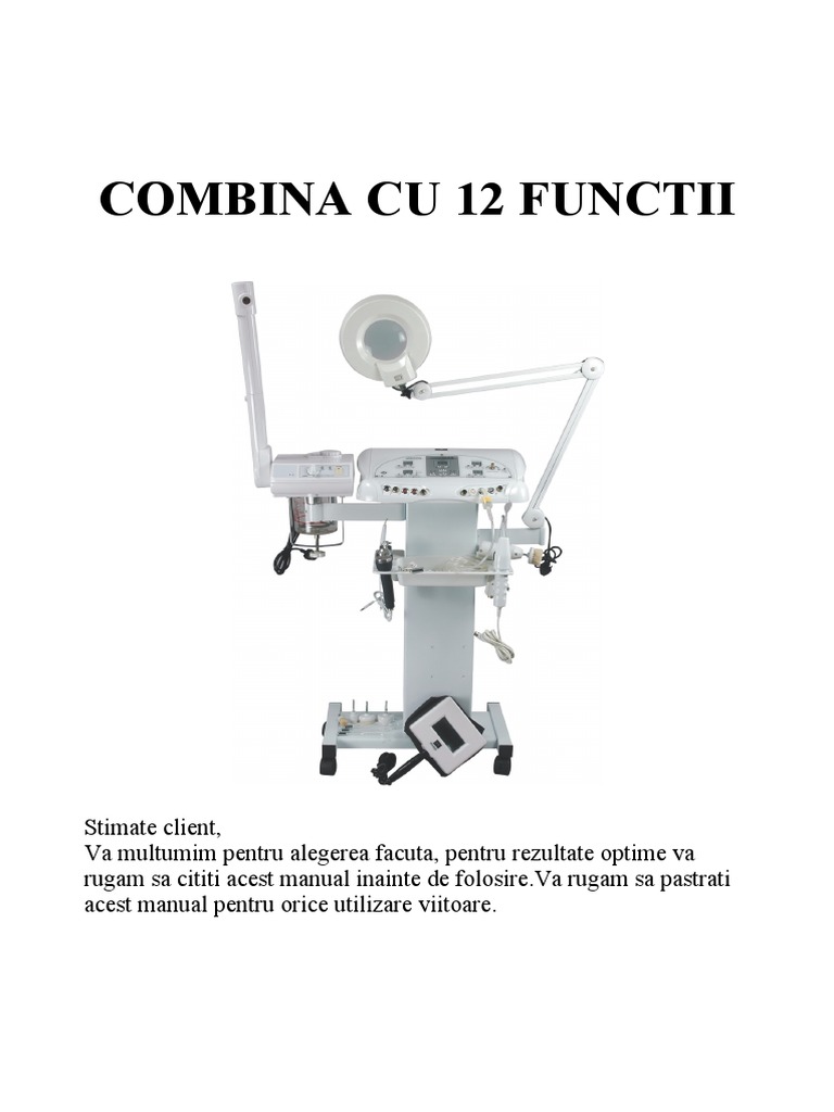 Instructiuni De Folosire Combina Cosmetica 12 Functii Im 9398e
