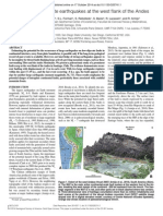 Probing Large Intraplate Earthquakes at The West Flank of The Andes