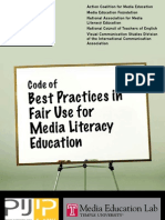 Code of Best Practices in Fair Use