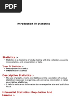 Introduction Descriptive Statistics