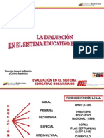 La Evaluacion en El Sistema Educativo Bolivariano PDF