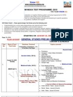 g s Pre 2010 Plan August 25 Mock Tests