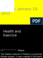 Health and Exercise