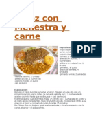 Arroz Con Menestra y Carne