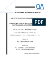 Elaboracion y Evaluacion Producto Cebada