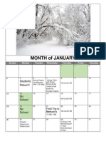 Month of January 1