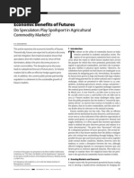 Economic Benefits of Futures