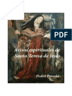 Avisos espirituales de Santa Teresa de Jesús según Pedro Poveda