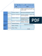 batch 03 time table