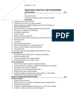 Part 3 - Representation, Practice, and Procedures: Revised For Tests Beginning May 1, 2013