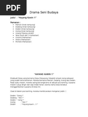 Naskah Drama Bahasa Bali Jurnal Siswa