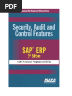 Security Audit and Control Features SAP ERP 3rd Edition Icq Eng 1109