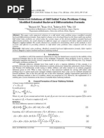 Numerical Solutions of Stiff Initial Value Problems Using Modified Extended Backward Differentiation Formula