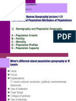 Introduction To Population Geography