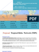 "Establishment of international collaborating research network for open innovation -Tropical Delta Network (TDN)" 