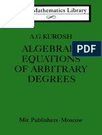 Algebraic Equations of Arbitrary Degrees