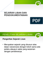 Penelitian Sejarah Lisan