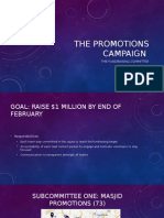The Promotions Campaign