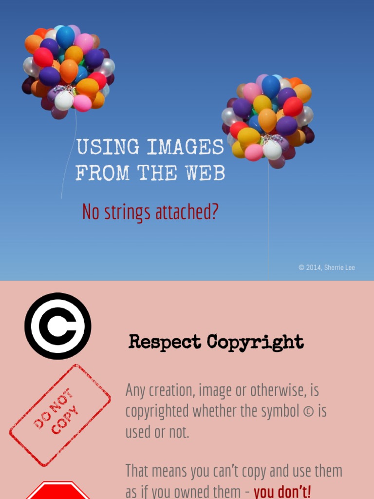 Using Images From The Web by Sherrie Lee | PDF | Creative Commons ...