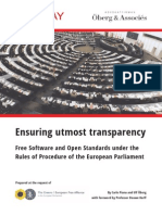 Ensuring Utmost Transparency - Piana Oberg Korff (2014)
