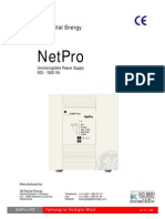 UPS - Netpro Operation Manual 0k6 1k5 Va