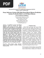 Fuzzy Inference System FIS Rule Based Heart Disease Prediction System To Predict Risk Level of Heart Disease PDF