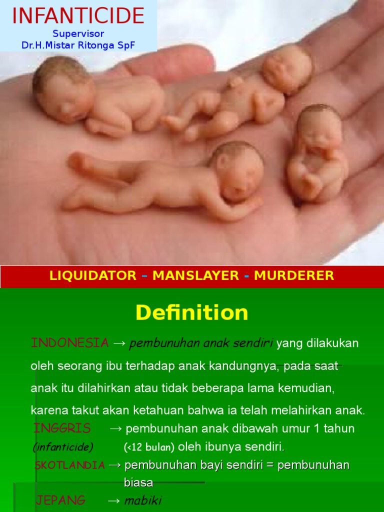Pembunuhan Bayi oleh Ibu: Infanticide | PDF