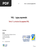 Cours VHDL 10 Partie2 Structure Programme