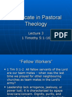 Pastoral Theology Lect 3