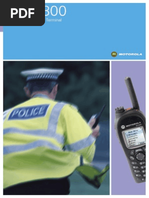 Specificatii Tehnice Motorola TETRA MTH 800
