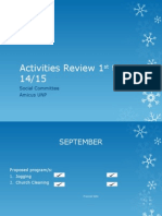 Activities Review 1st Term 14