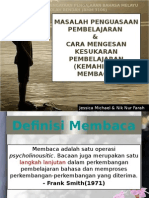 Minggu 3 Masalah Penguasaan Pembelajaran (Kemahiran Membaca)