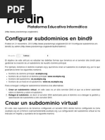 Configurar Subdominios en Bind9 « PLEDIN 2