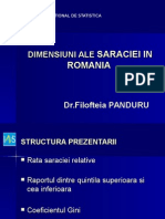 Dimensiuni Ale Saraciei in Romania