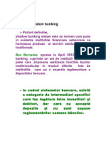 Sistemul Shadow Banking